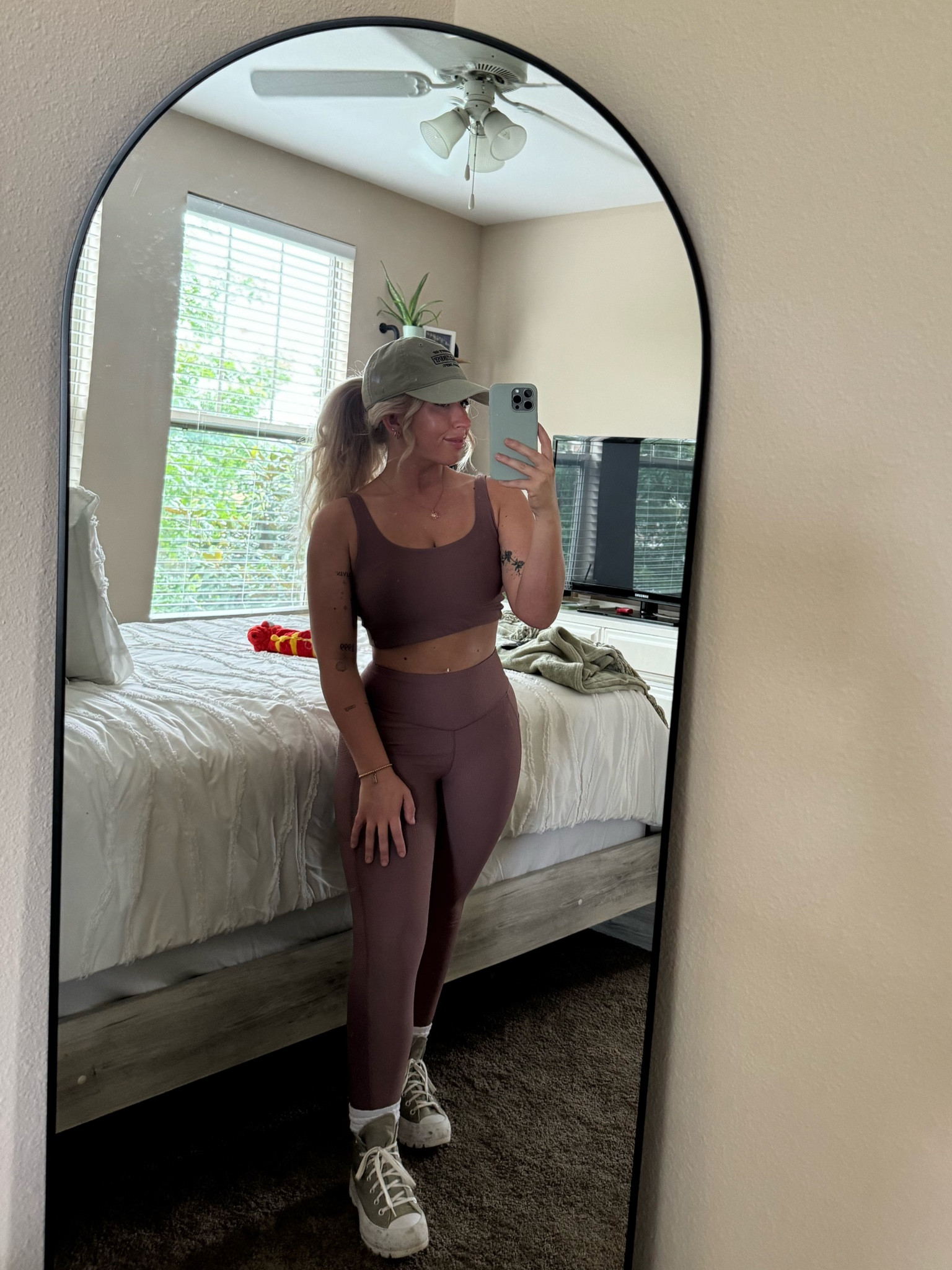Favorite old navy work out set, top and bottoms are size medium! Property of playboy hat on sale right now!!

#LTKSaleAlert #LTKActive #LTKFitness