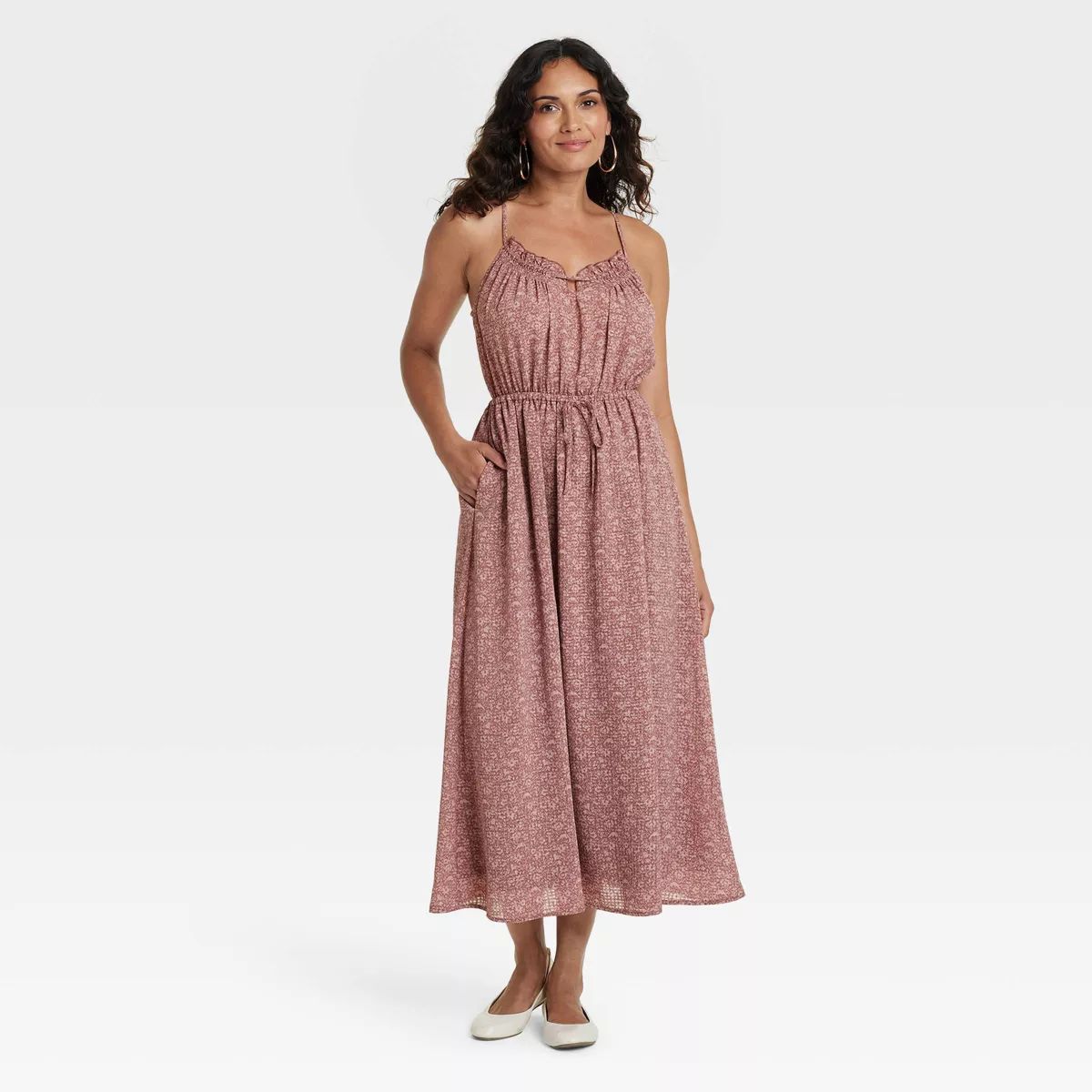 Women's Smocked Midi Sundress - Universal Thread™ | Target