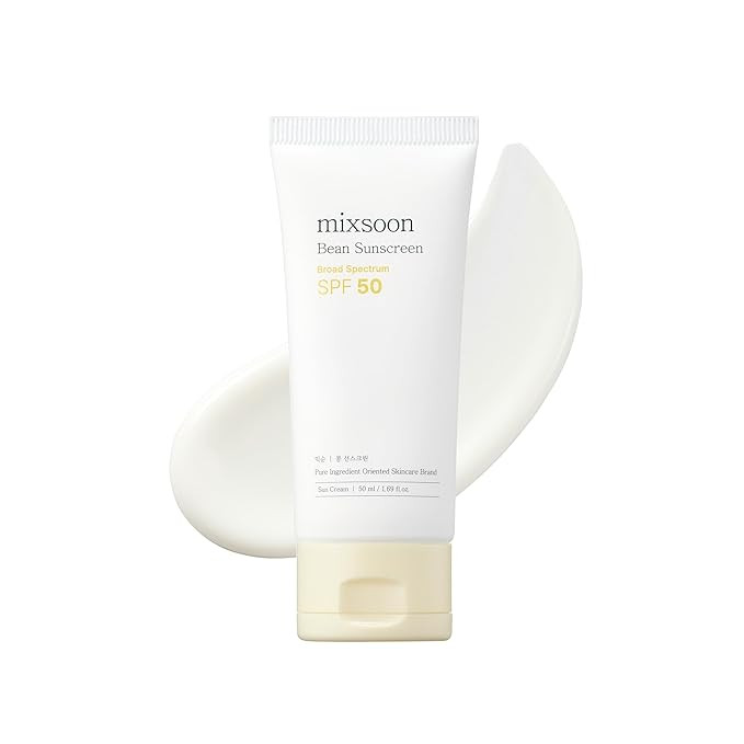 mixsoon Bean Sunscreen-Lightweight Airy Texture SPF 50 Korean Sunscreen for Face, No White Cast, ... | Amazon (US)