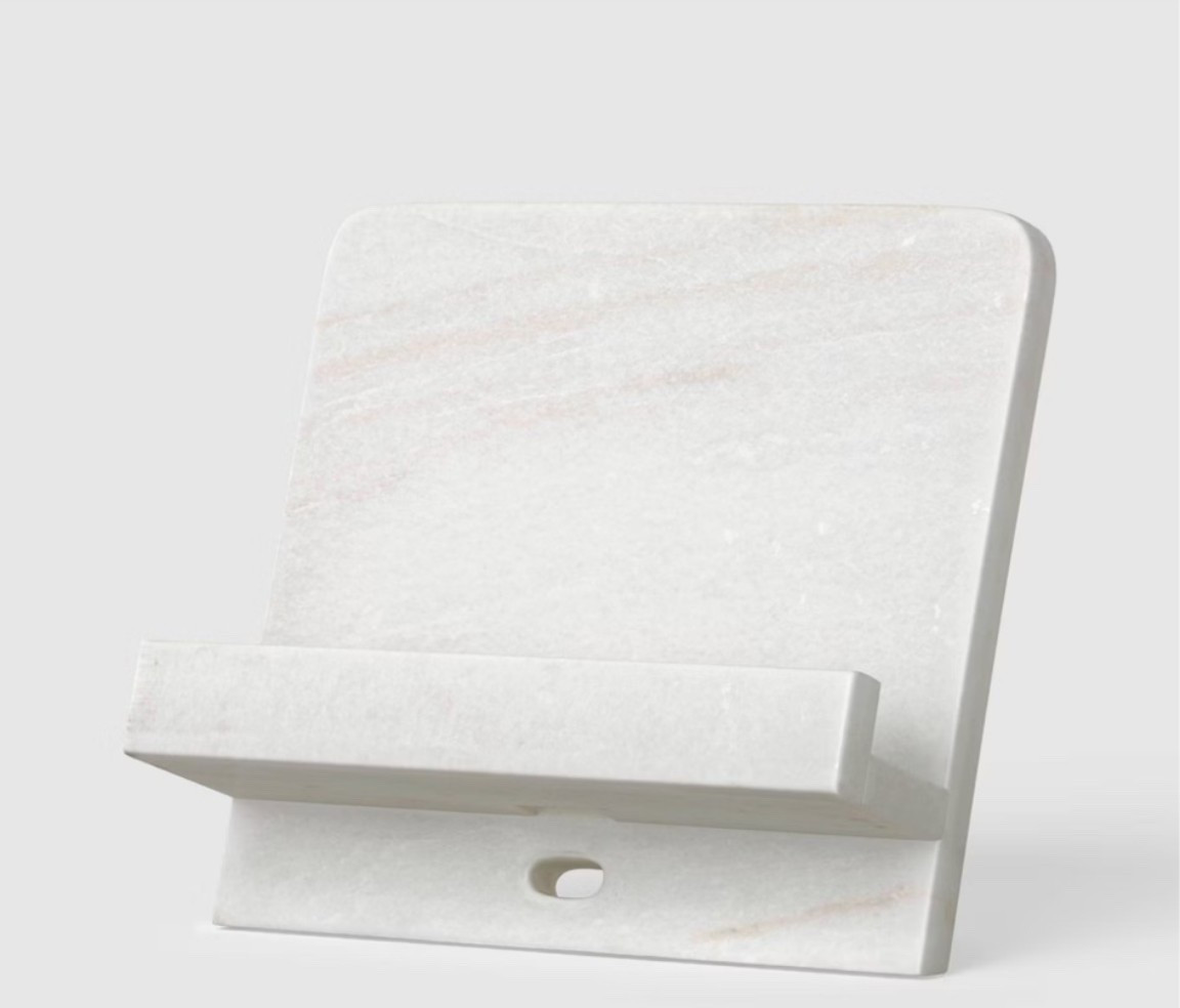 Marble media stand or cookbook holder? Need!

#LTKHome #LTKfoodie #LTKmomlife
