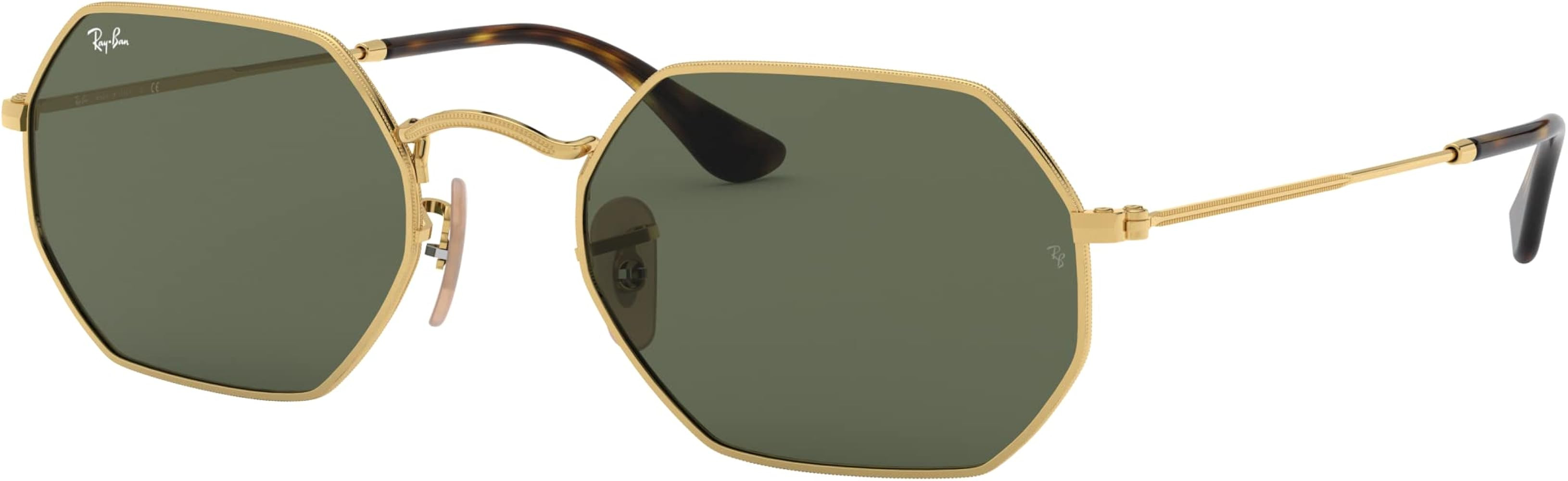 Ray-Ban RB3556N Octagonal Flat Lens Sunglasses | Amazon (US)