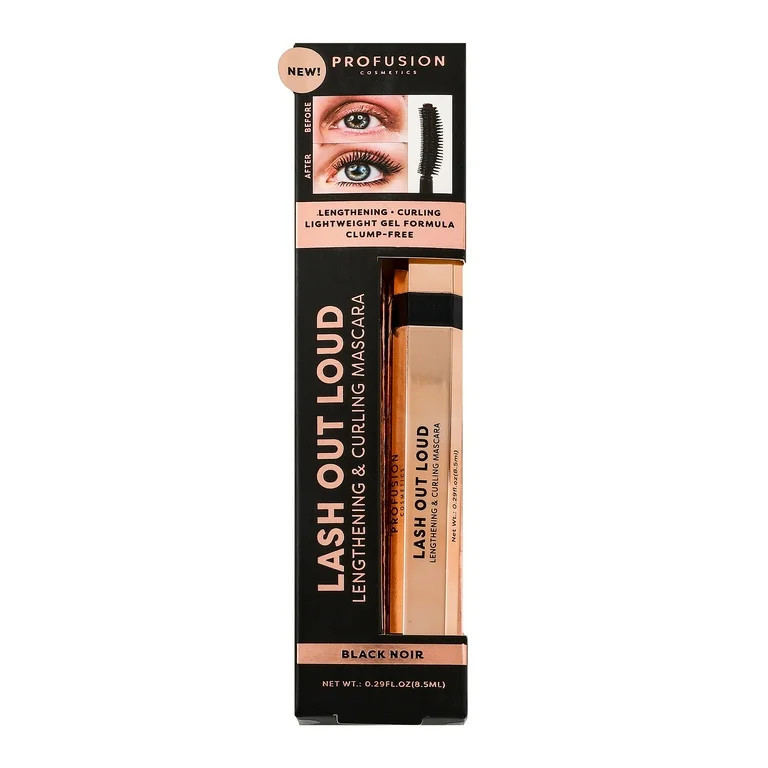 Profusion Cosmetics Lash Out Loud Lengthening and Curling Mascara | Walmart (US)