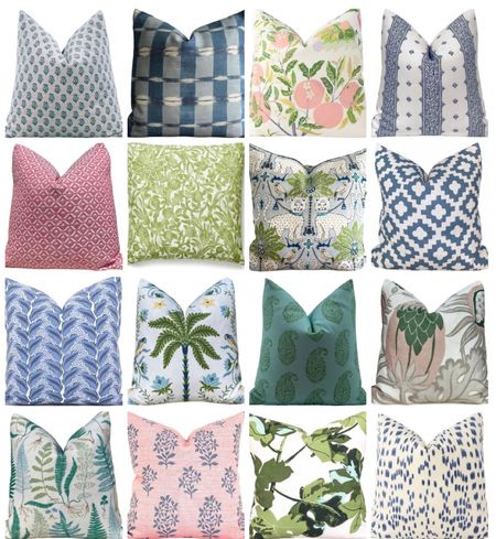 Outdoor pillows, outdoor designer pillows, Schumacher pillows, Thibaut pillows, Etsy pillows, custom pillows, Peter Dunham pillows 

#LTKhome #LTKfindsunder100 #LTKSeasonal