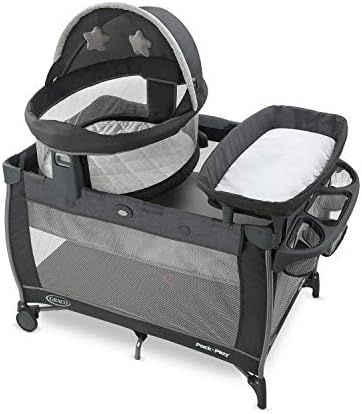 Graco Pack ‘n Play Travel Dome LX Playard | Features Portable Bassinet, Diaper Changer, and Mor... | Amazon (US)