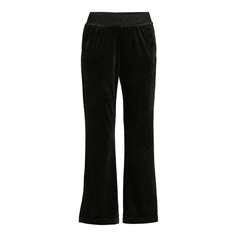 Time and Tru Women's Corduroy Velour Pants - Walmart.com | Walmart (US)