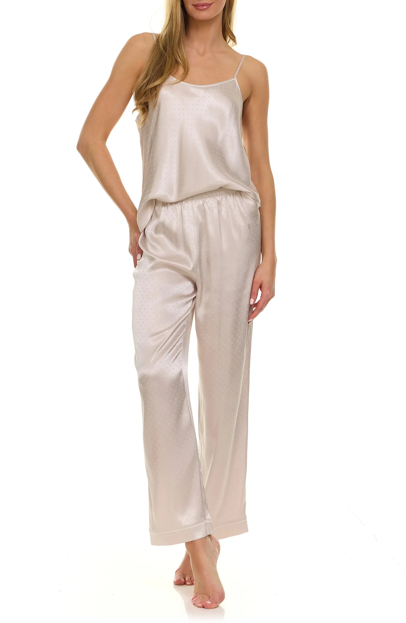 Jamie 2.0 3-Piece Pin Dot Travel Pajamas | Nordstrom