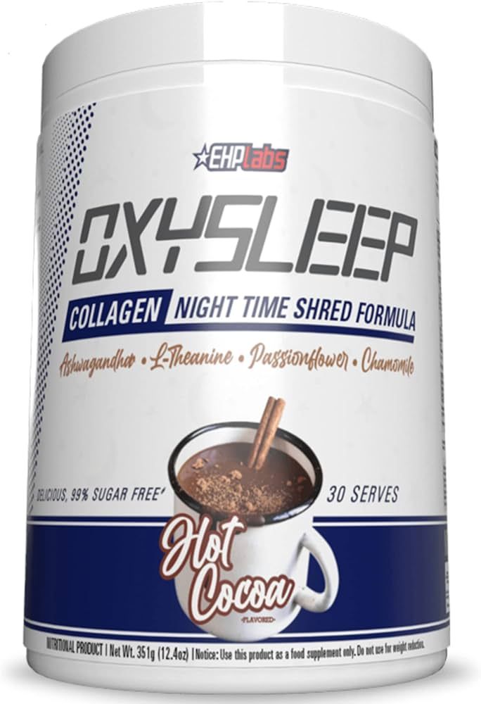 EHP Labs OxySleep Collagen Peptides Powder Night Time Shred - Promotes Deep Sleep & Shredding, Sk... | Amazon (US)