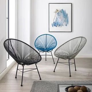 Sarcelles Modern Wicker Patio Chairs by Corvus (Set of 2)Image Gallery1 / 26Tap to ZoomSALEPrice ... | Bed Bath & Beyond