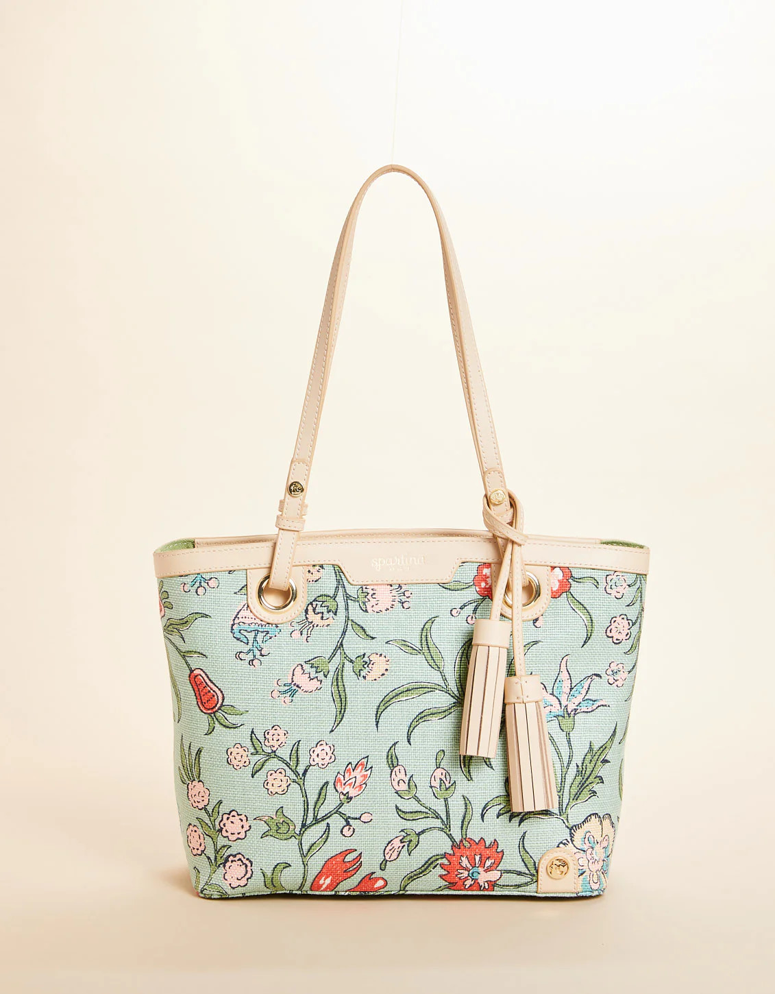 Island Tote Hamilton Floral Block Print | Spartina 449