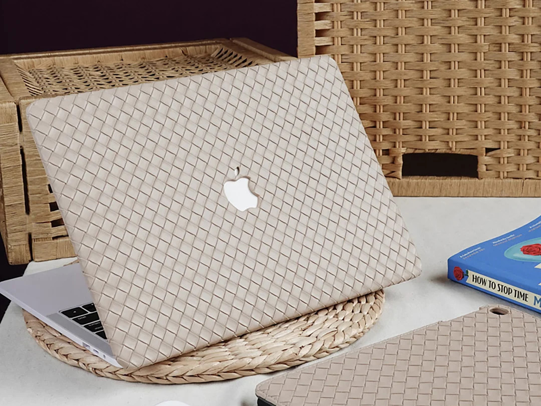 Luxury Woven Leather Beige Case Cover for Macbook Air 13 A2337 2020 M1 Chip Pro 14 15 A2442 A2289... | Etsy (US)