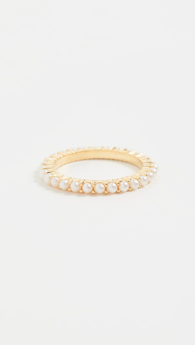 Thin Multi Pearl Ring | Shopbop