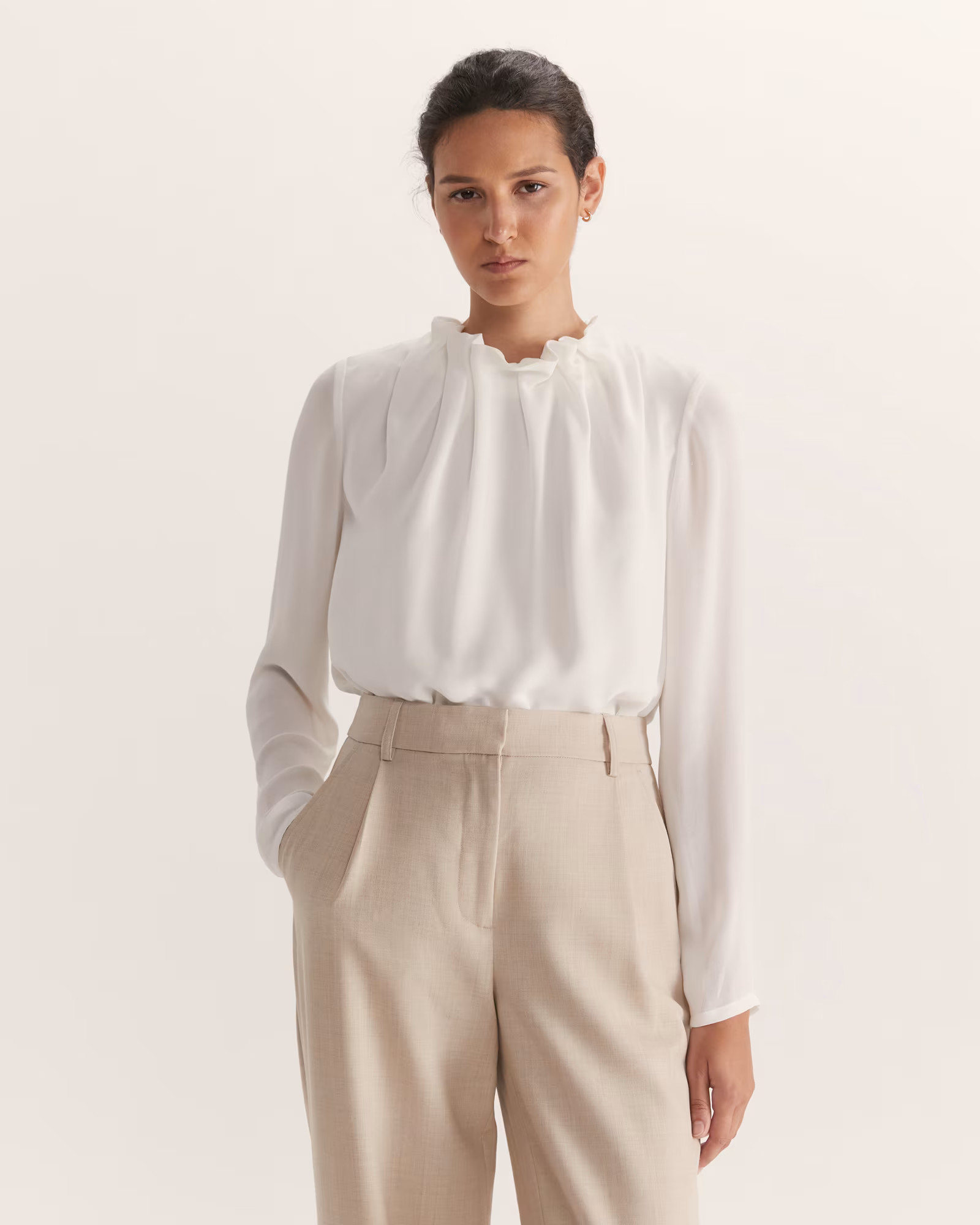 Willa High Neck Long Sleeve Top | SABA (Australia)