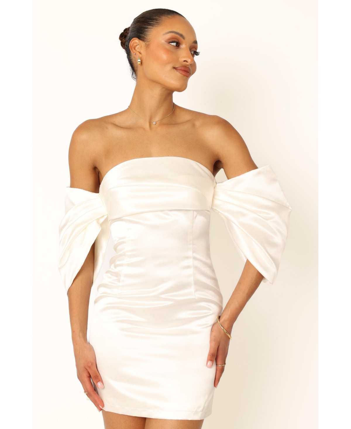 Nisha Strapless Mini Women's Dress - White | Macy's