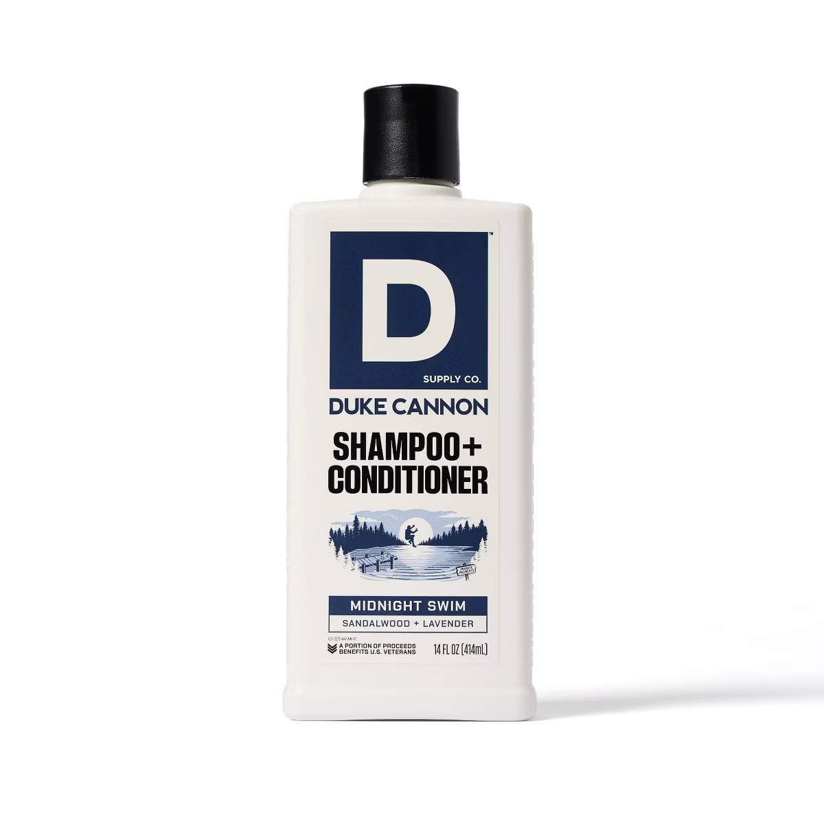Duke Cannon Supply Co. Men's Shampoo and Conditioner Hair Wash - Midnight Swim - 14 fl oz | Target