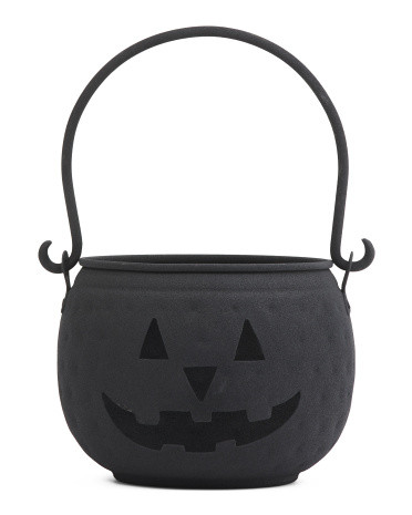 9in Jack O Lantern Bucket | TJ Maxx
