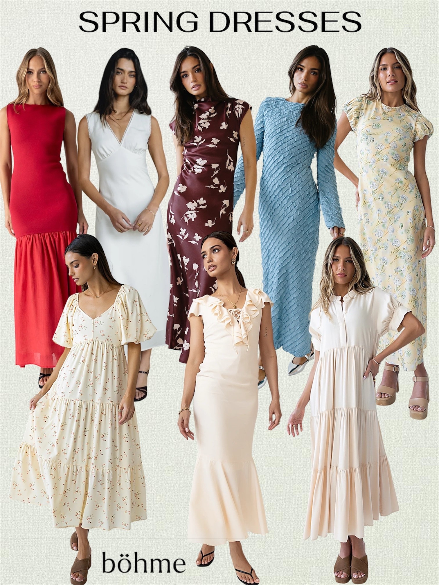 Adorable dresses from Bohme on sale. 20% off everything applied in cart. These are perfect for spring. 


spring wedding guest dress, spring dress, work dress, church dress 

#LTKSaleAlert #LTKSeasonal #LTKWedding