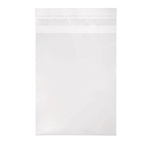 ClearBags 4 5/8 x 5 3/4 Clear Cello Bags 100 Pack | Resealable Adhesive on Flap, Not Bag | Great ... | Amazon (US)