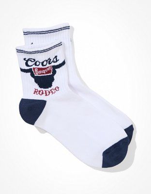 AE Coors Rodeo Boyfriend Sock | American Eagle Outfitters (US & CA)