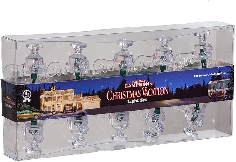 Kurt Adler UL 10-Light Wally World Moose Mug Light Set | Amazon (US)