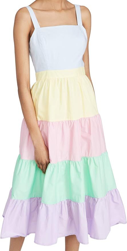 English Factory Women's Colorblock Midi Dress | Amazon (US)