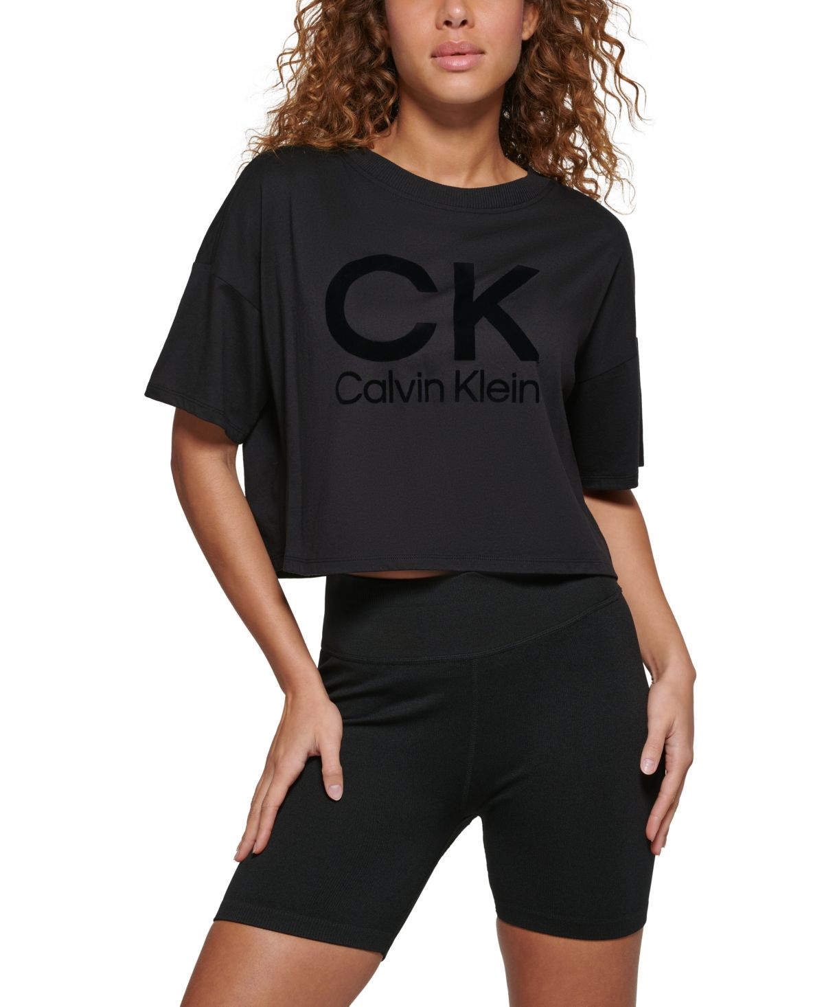Calvin Klein Performance Stacked Logo T-Shirt | Macys (US)