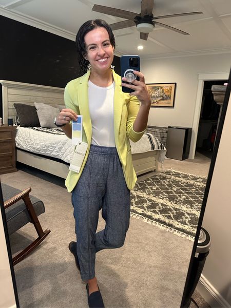 Is she exactly primrose? No. But is she still an affordable cool yellow blazer that I wear to brighten up a day of Zooms? Yes.

#LTKFind #LTKworkwear #LTKunder50