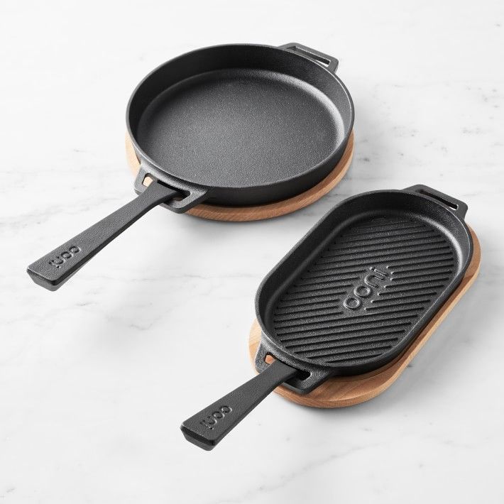 Ooni Cast Iron Grizzler Pan & Skillet Cookware Set | Williams-Sonoma