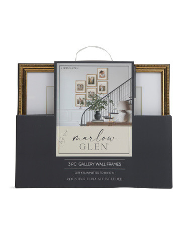 3pk 11x14 Matted To 8x10 Metallic Wall Portrait Frames | TJ Maxx