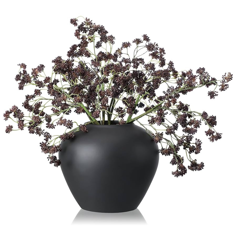 3 Pcs Fall Artificial Soft Plum Sedum Berry Stem Autumn Faux Berry Picks Branches Faux Spray for ... | Amazon (US)