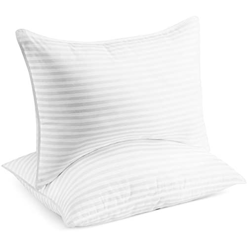 Beckham Hotel Collection Bed Pillows for Sleeping - Queen Size, Set of 2 - Soft Allergy Friendly, Co | Amazon (US)