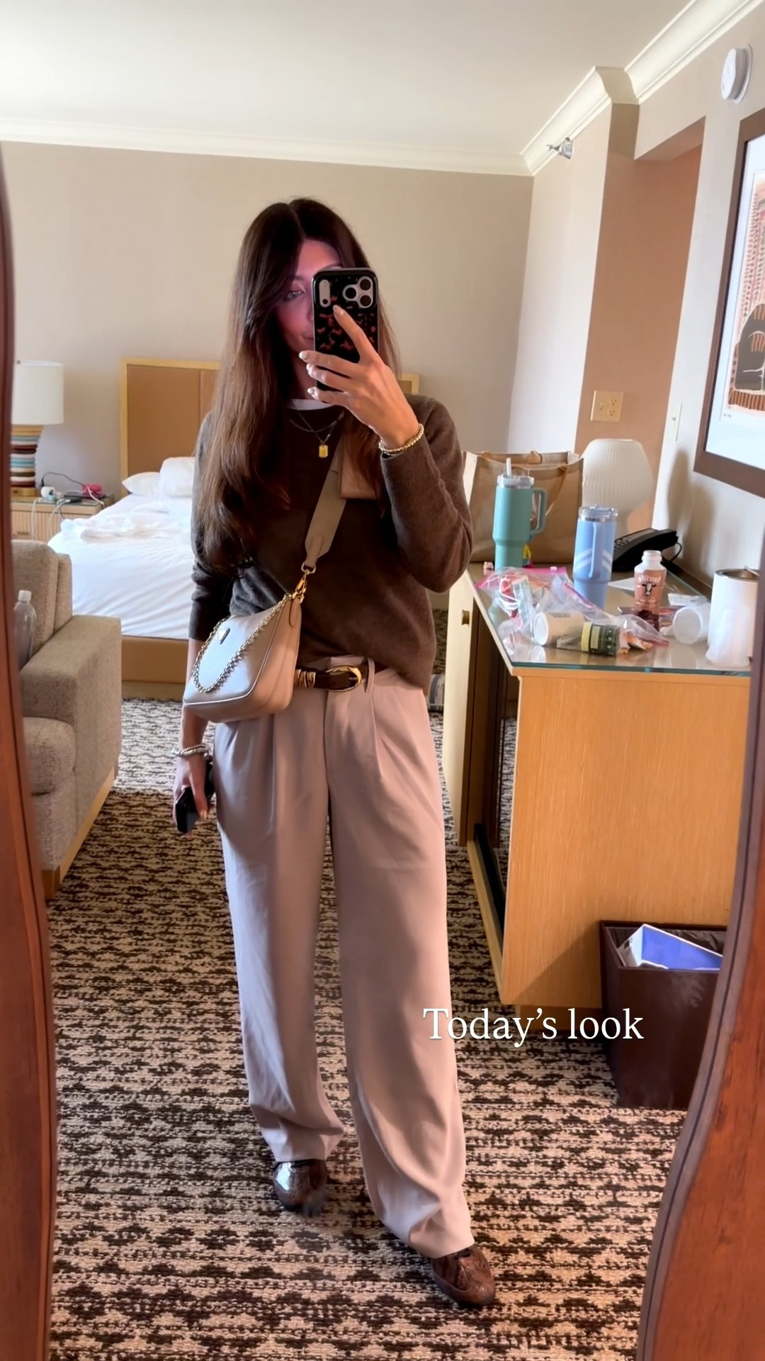 Today’s look! I have the same small sweater and 25 in pants 

#LTKmomlife #LTKPetite #LTKFindsUnder100