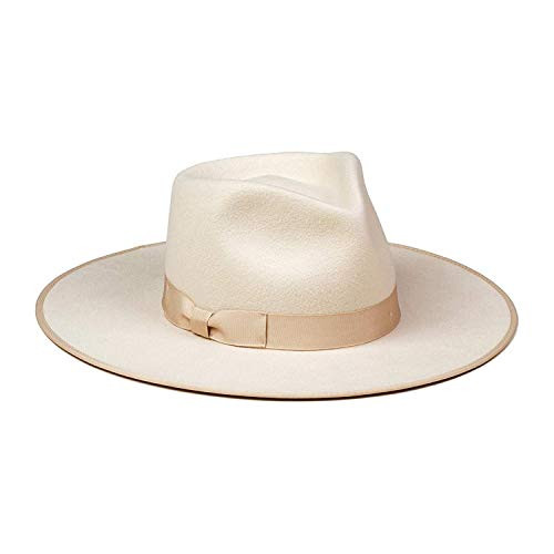 Lack of Color Women's Rancher Fedora Hat (Ivory, Medium (57 cm)) | Amazon (US)