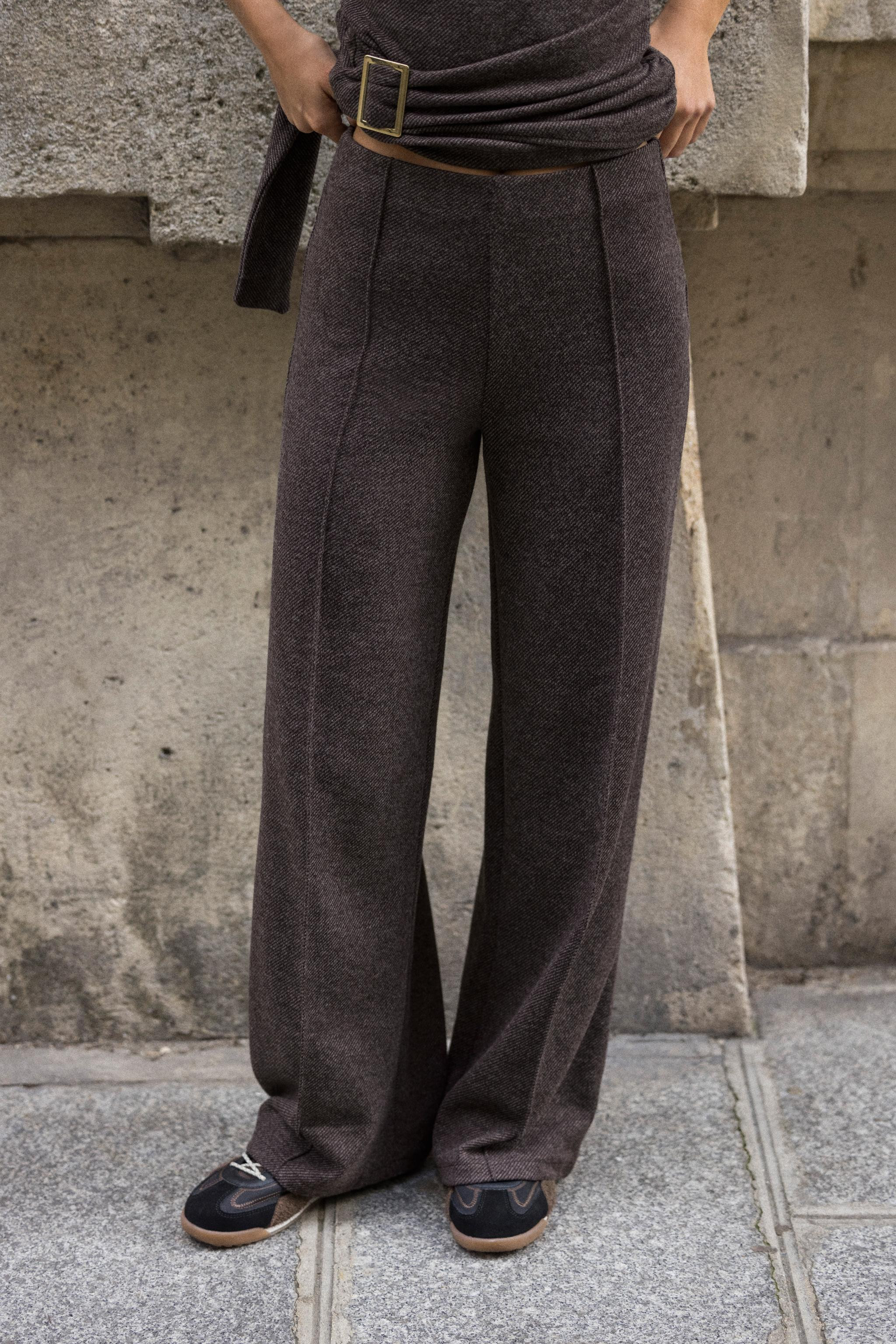 SOFT SEAM TROUSERS | Zara UK