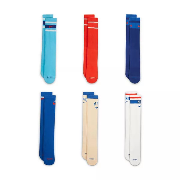 Boys Nike Everyday Crew Basketball Socks 3-Pack | Kohl's