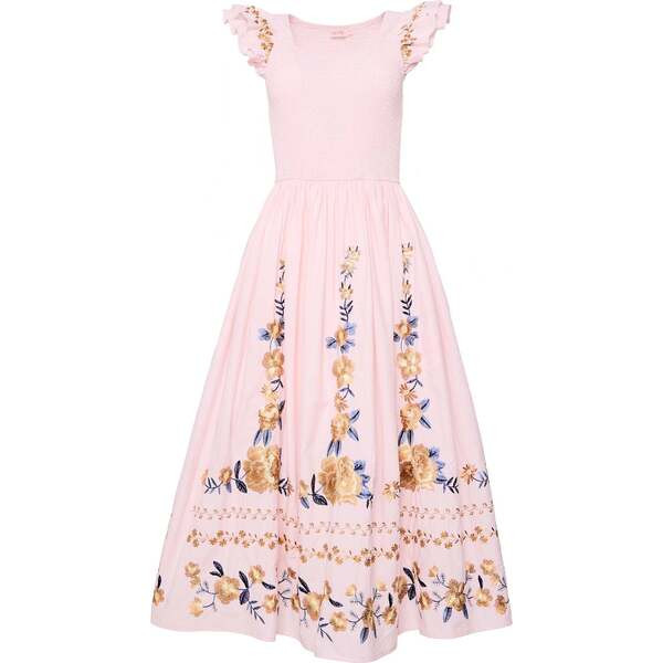 Hattie Dress in Embroidered Spring Floral | Maisonette