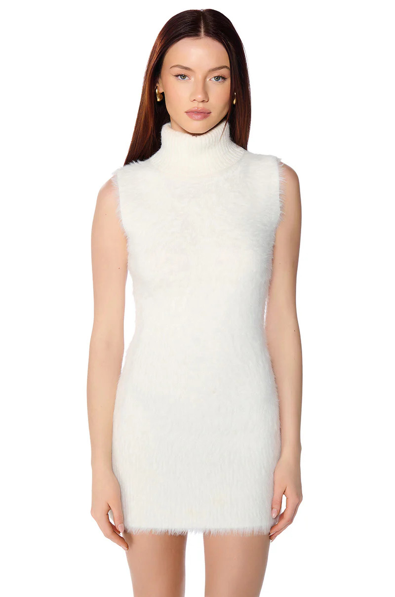 KYLIE FUZZY MINI DRESS | AKIRA