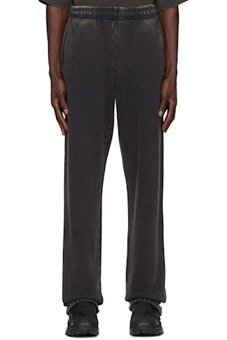 Black Straight-Leg Sweatpants | SSENSE