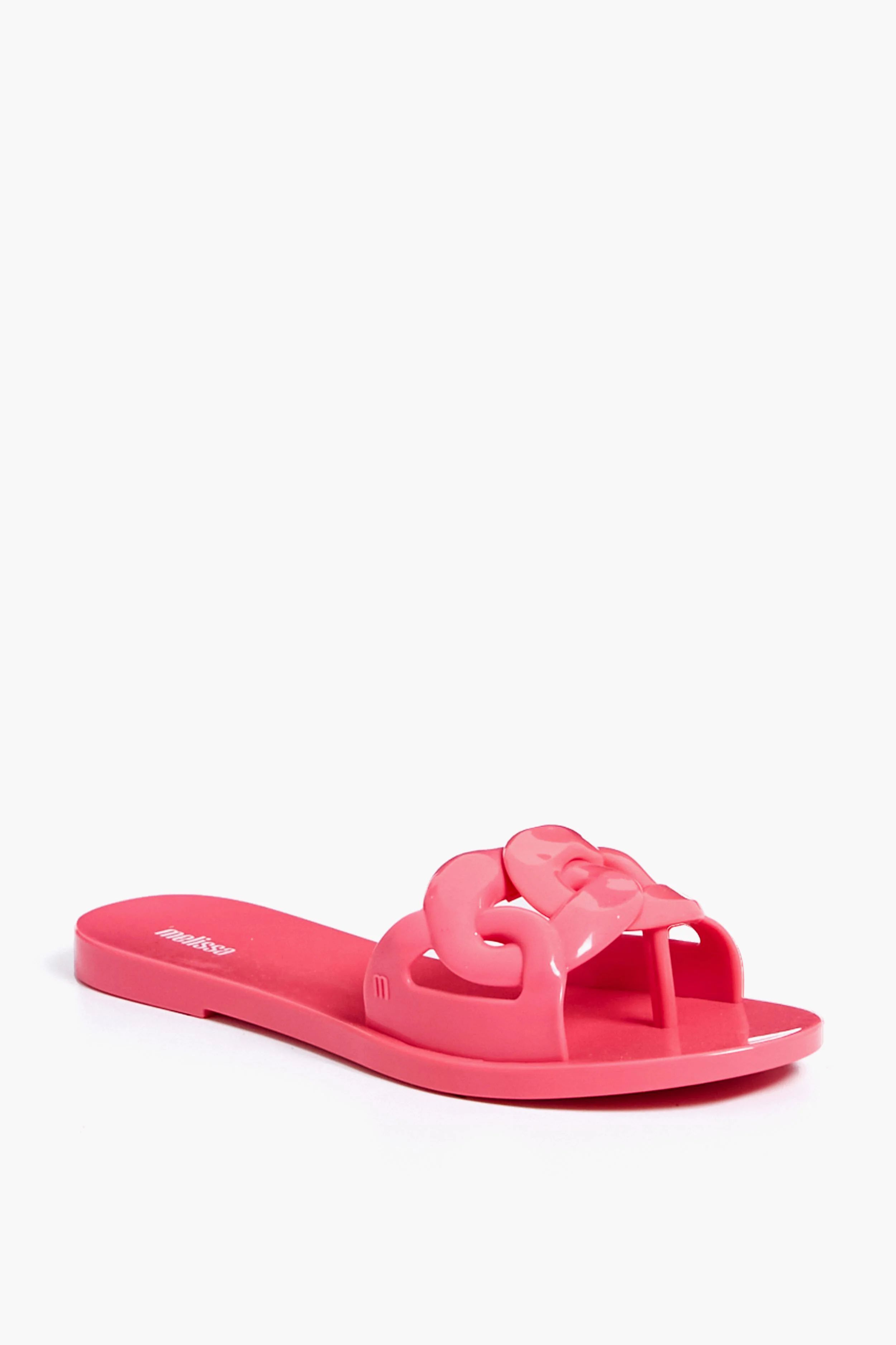 Pink Jelly Chain Sandals | Tuckernuck (US)