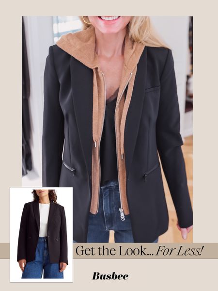 This incredible Veronica Beard Scuba blazer dupe is only $89… and also a dickey blazer! Fit runs true to size. 

~Erin xo 

#LTKStyleTip #LTKFindsUnder100 #LTKWorkwear