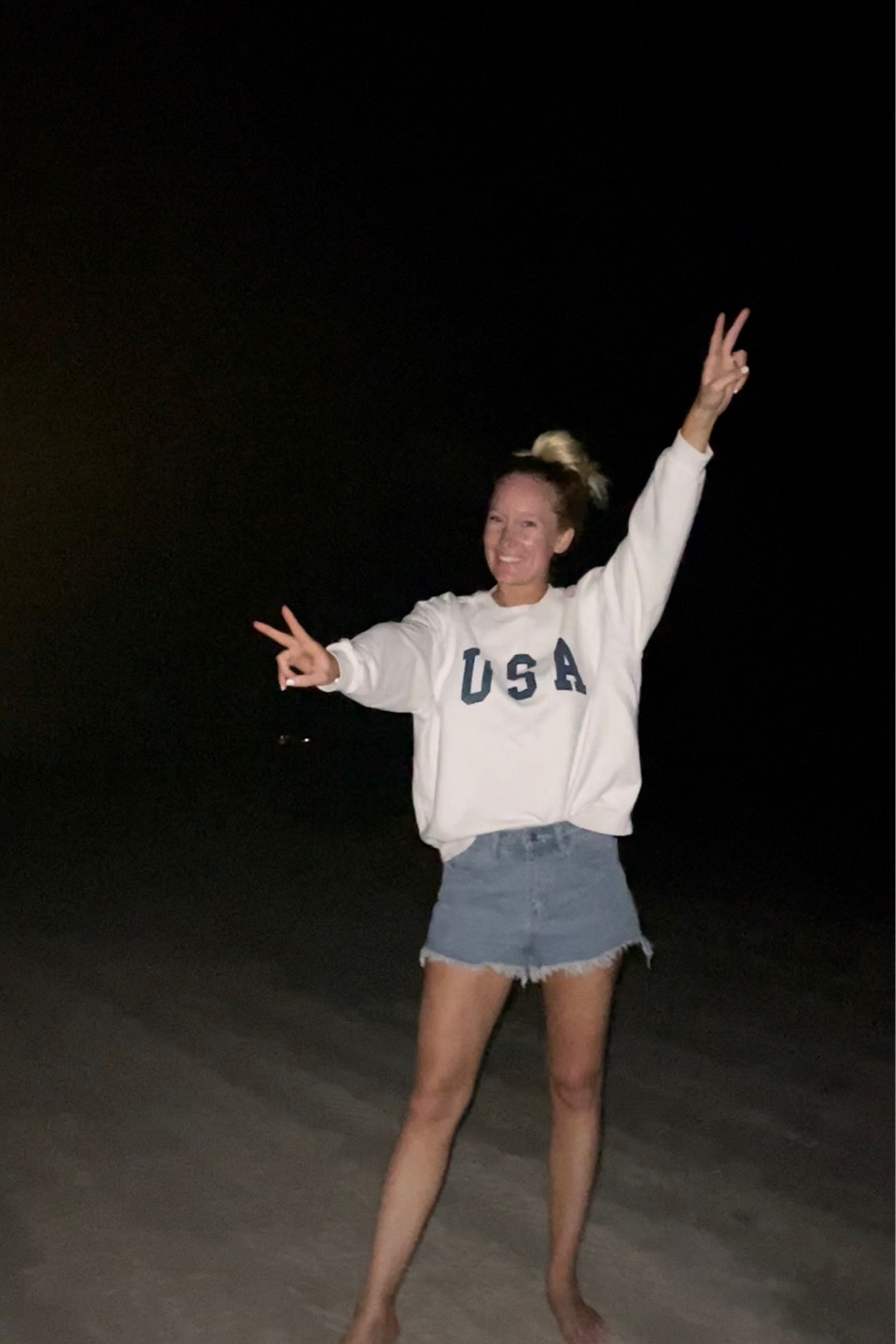 USA pullover….I cut the neck out with scissors  

#LTKunder50 #LTKSeasonal #LTKunder100