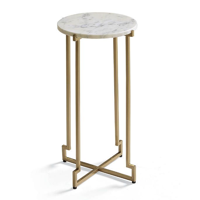 Brass Finish with Carrara Top $399.00 $379.05 | Frontgate