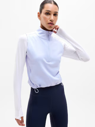 Unstoppable 1/2 Zip Cropped Vest | Athleta