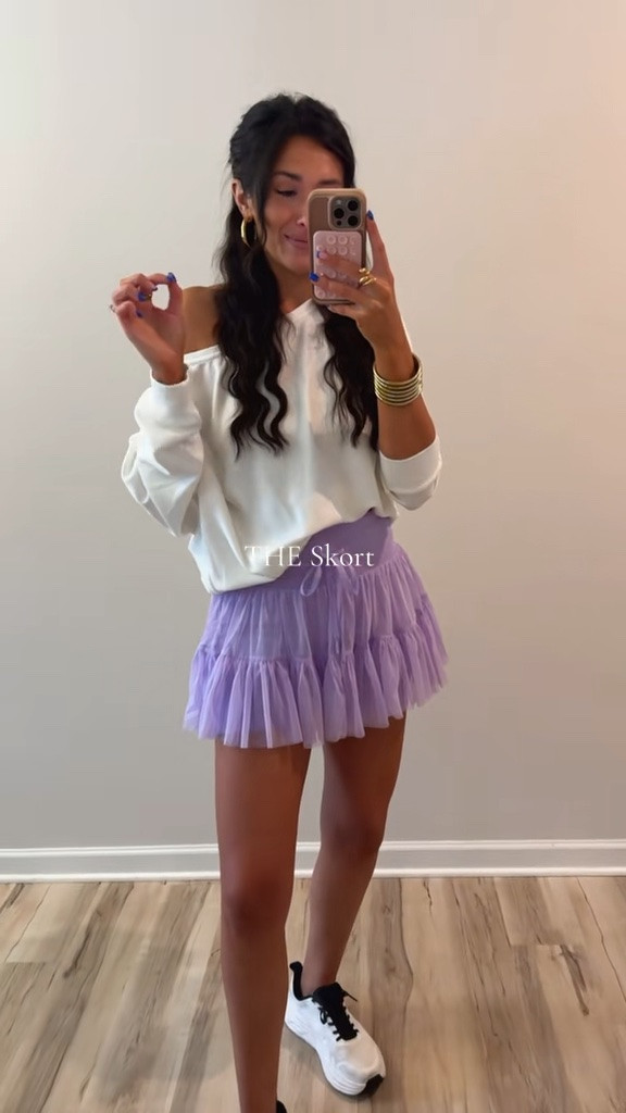 I reach for these skorts more than I would like to admit 💜💜

#LTKootd #LTKmomlife