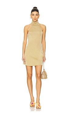 Cult Gaia Kaylilah Dress in Gold from Revolve.com | Revolve Clothing (Global)