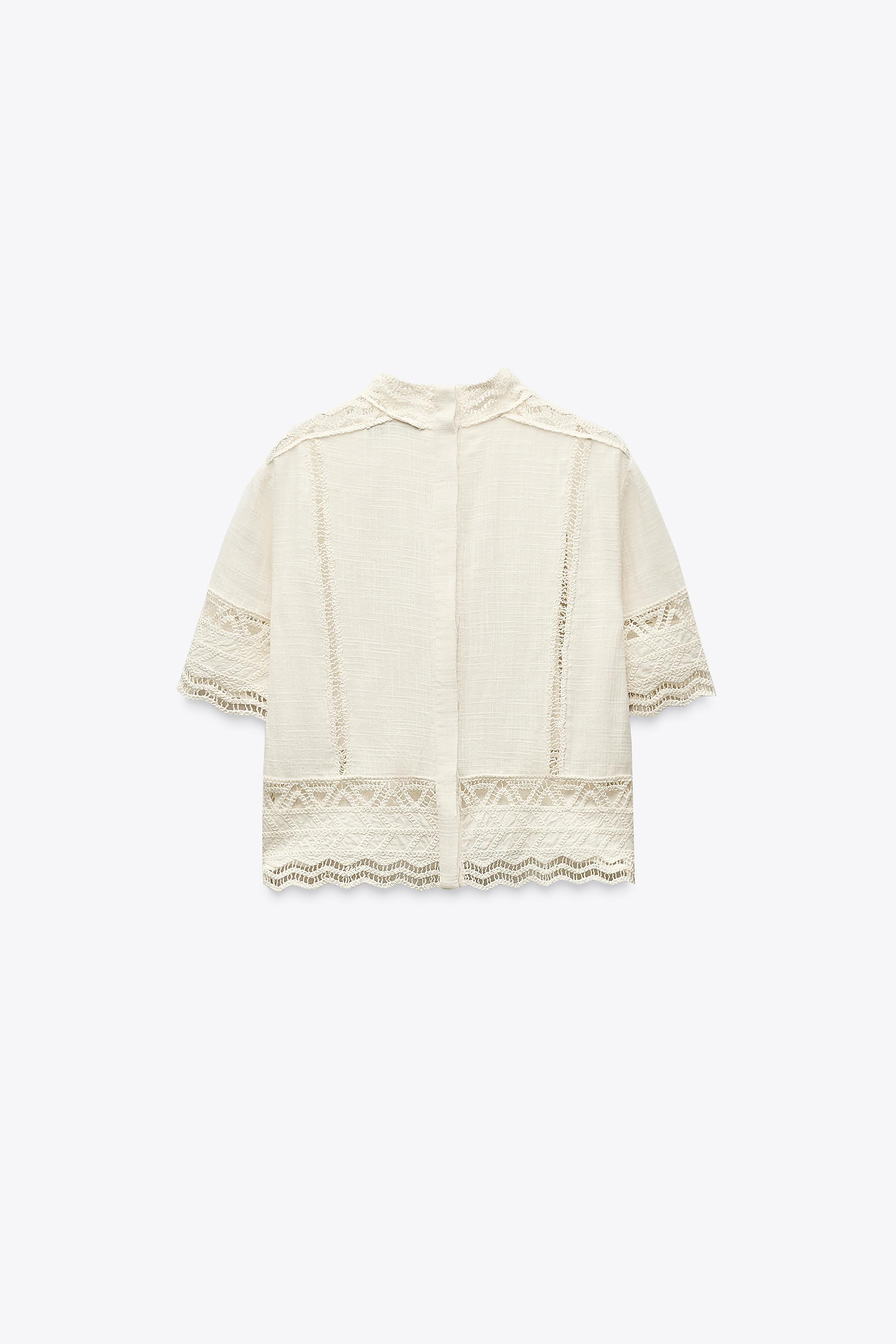 CROCHET SHIRT ZW COLLECTION | Zara US