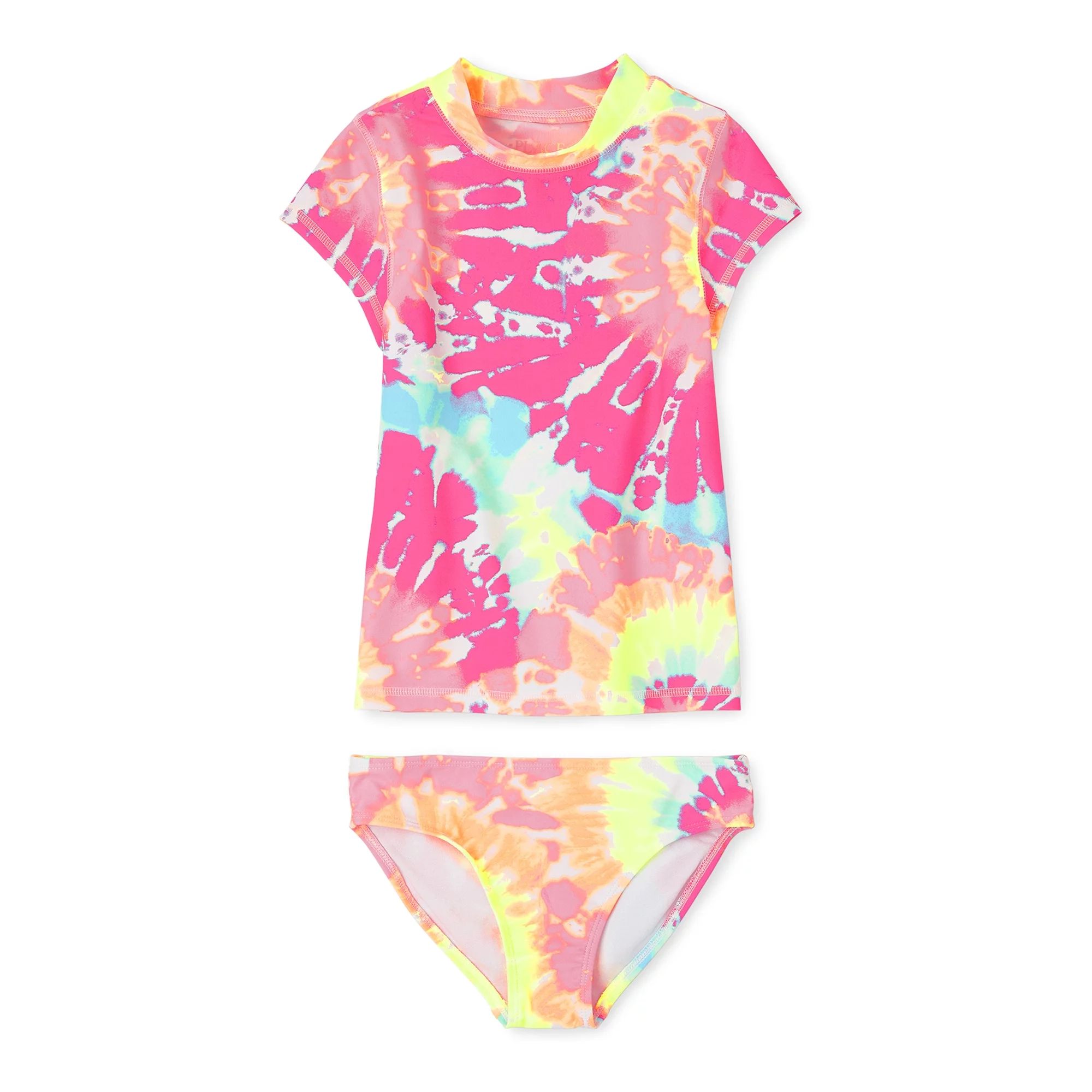 The Children's Place Girls Printed Rash Guard, Sizes 4-16 | Walmart (US)