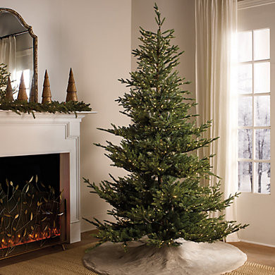 Prelit Norway Spruce Tree with LED Lights & 8 Function Controller | Ballard Designs, Inc.
