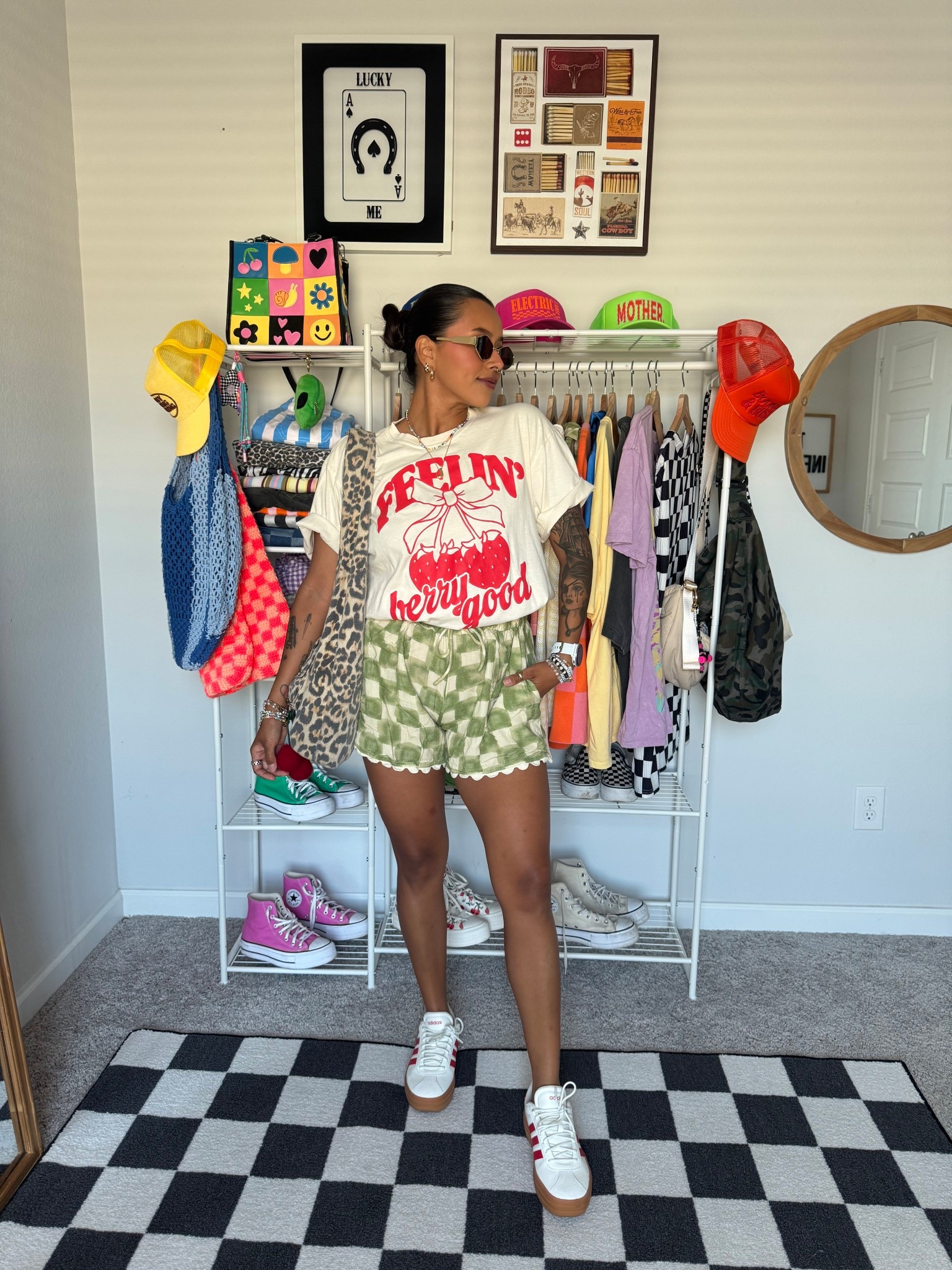 Shorts are from Princess Polly from a while back! Wearing a size large on the tee 

#LTKootd #LTKmomlife #LTKgrwm