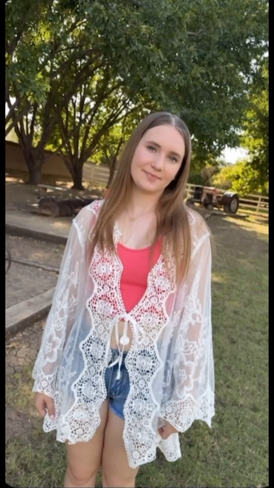 Soft lace + effortless vibes 🤍 This lace kimono is the perfect lightweight layer for summer outfits, beach days, brunch, or vacation nights. So feminine, classy, and easy to style with basics or dresses ✨ 

#LTKStyle #LTKFinds #LaceKimono #KimonoStyle #WomensFashion #BohoStyle #VacationOutfit #BeachCoverUp #SummerStyle #NeutralStyle #FeminineFashion #TrendyStyle #OOTD #FashionInspo #2026Fashion #CuteOutfitIdeas #LayeringPieces #BohoChic #CasualChic #LTKFashion

#LTKootd #LTKSeasonal #LTKSwim