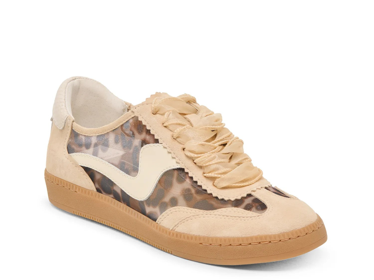 Dolce Vita Notice Sneaker | Women's | Beige/Brown Leopard Print | Size 9.5 | Sneakers | DSW